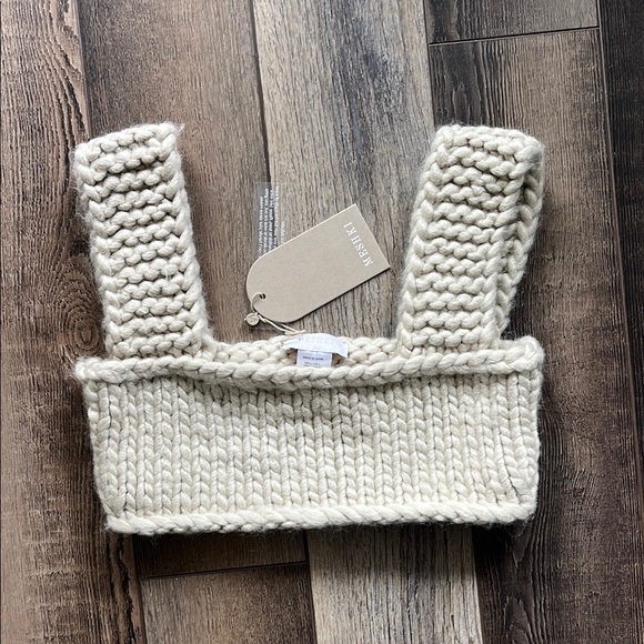 Meshki Ninetta Knit Bralette Crop Top - Picture 2 of 5